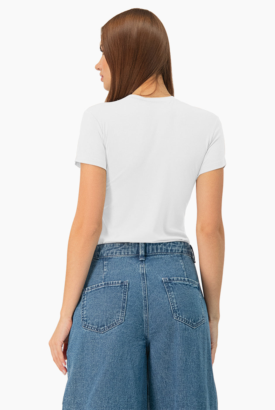 Playera basica casual de manga corta