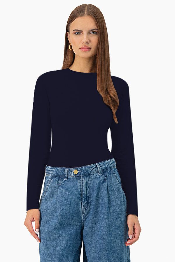 Playera basica casual de manga larga