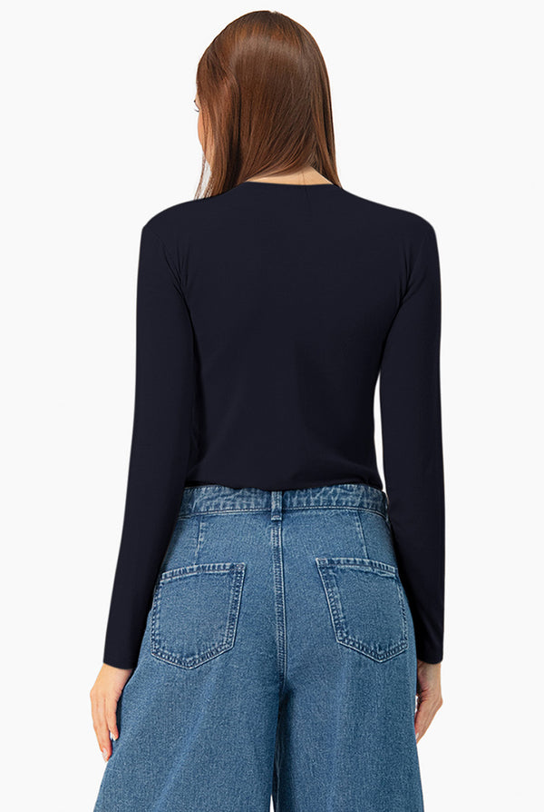 Playera basica casual de manga larga