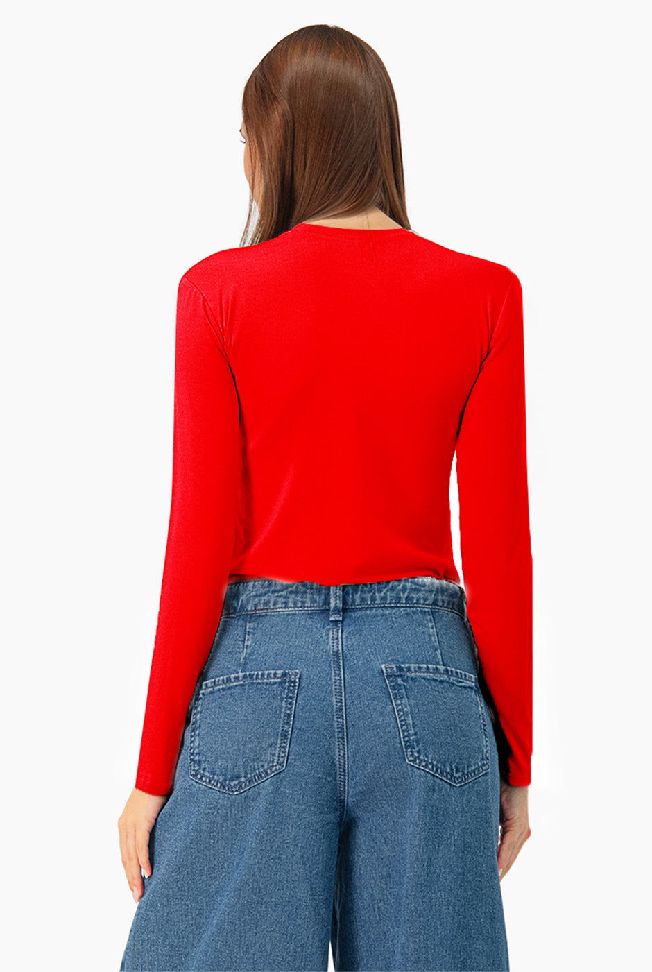 Playera basica casual de manga larga