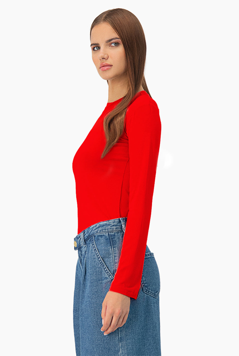 Playera basica casual de manga larga