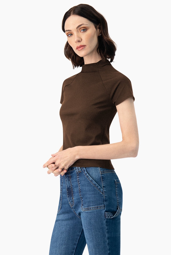 Playera recta de manga corta