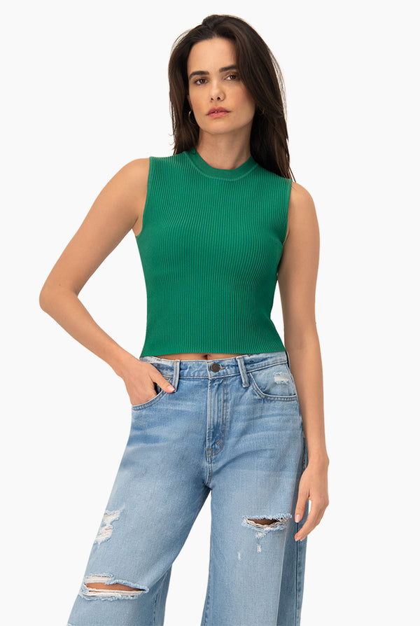 Slim Top Knitted Rib
