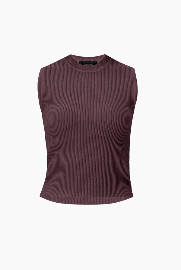 Slim Top Knitted Rib