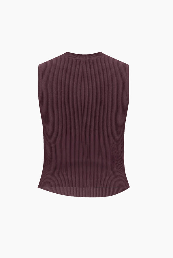 Slim Top Knitted Rib
