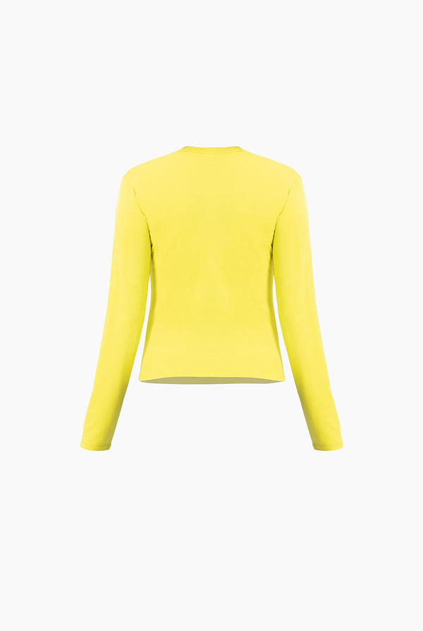 Playera basica recta manga larga