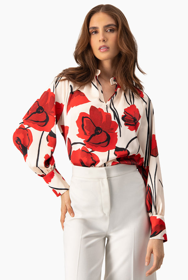 Blusa de manga larga y puño