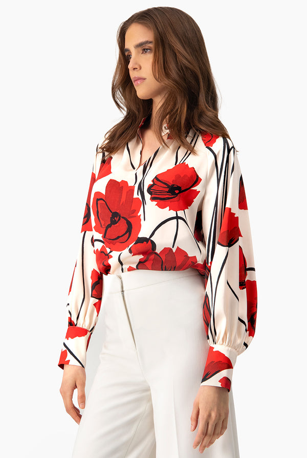 Blusa de manga larga y puño