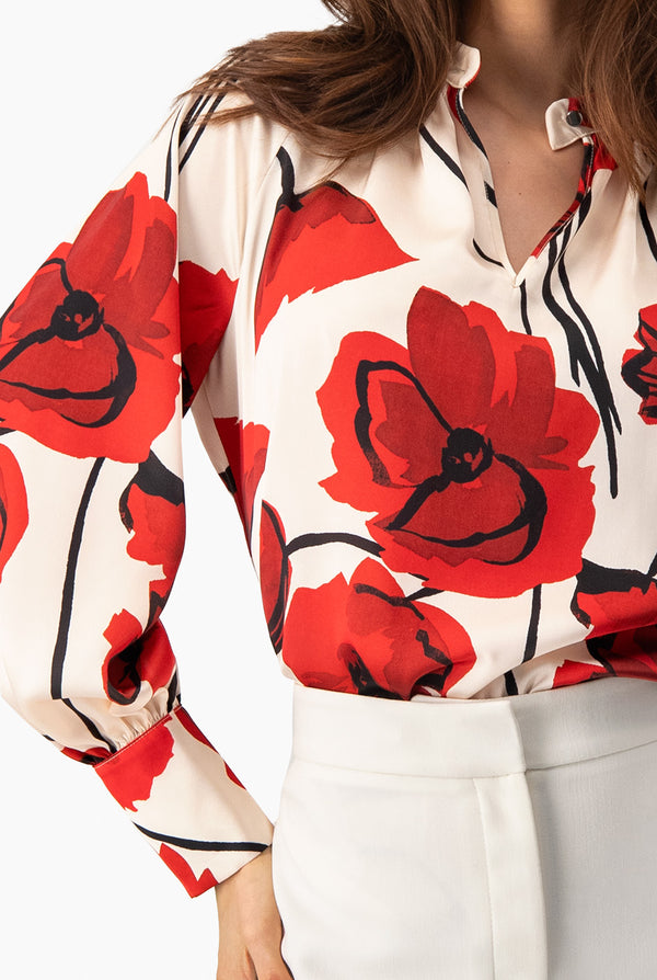 Blusa de manga larga y puño