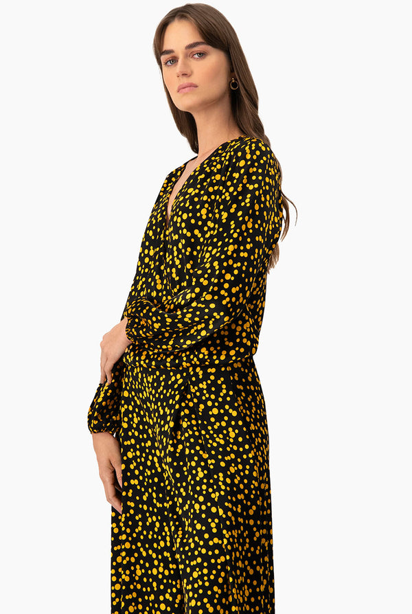 Blusa recta de lunares