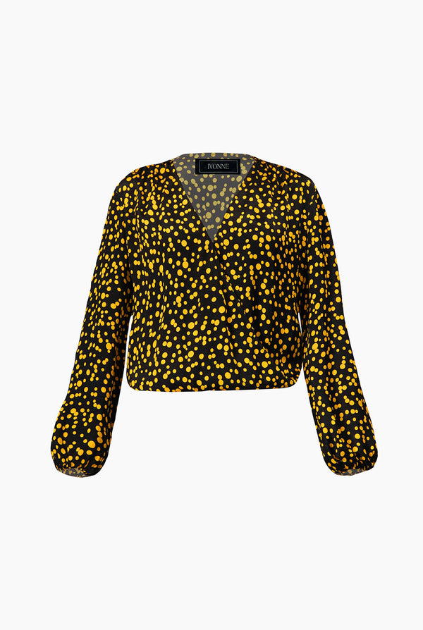 Blusa recta de lunares