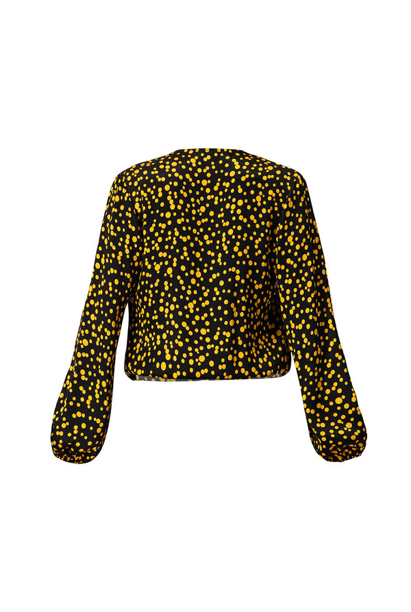 Blusa recta de lunares