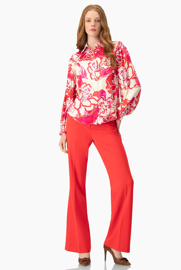 Blusa de estampado floral