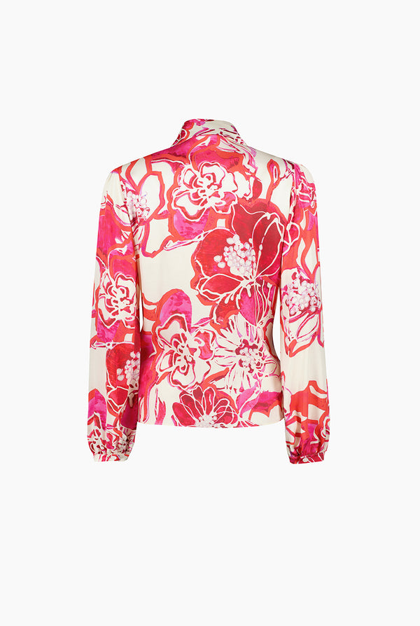 Blusa de estampado floral