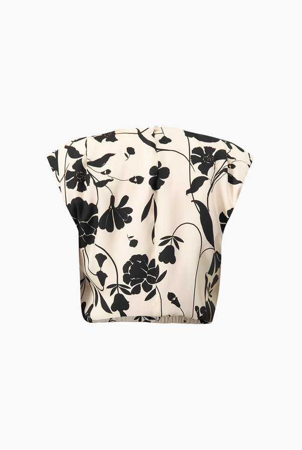 Blusa estampada recta
