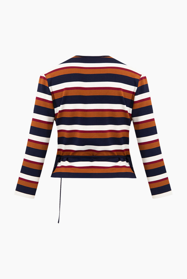 Blusa cruzada de escote V