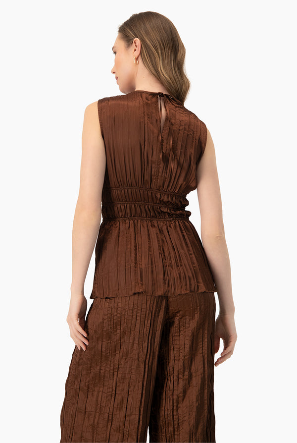 Blusa recta sin mangas