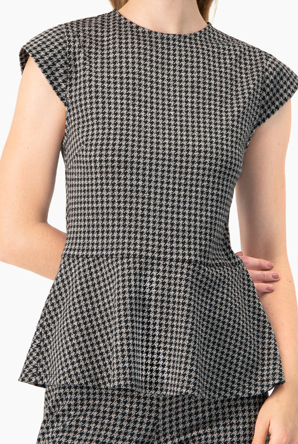 Blusa de manga tipo cap