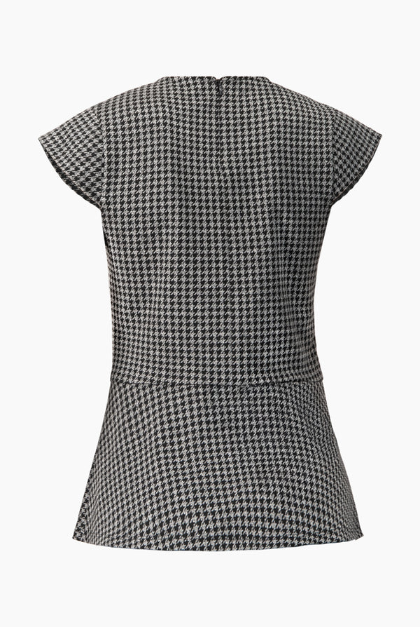 Blusa de manga tipo cap