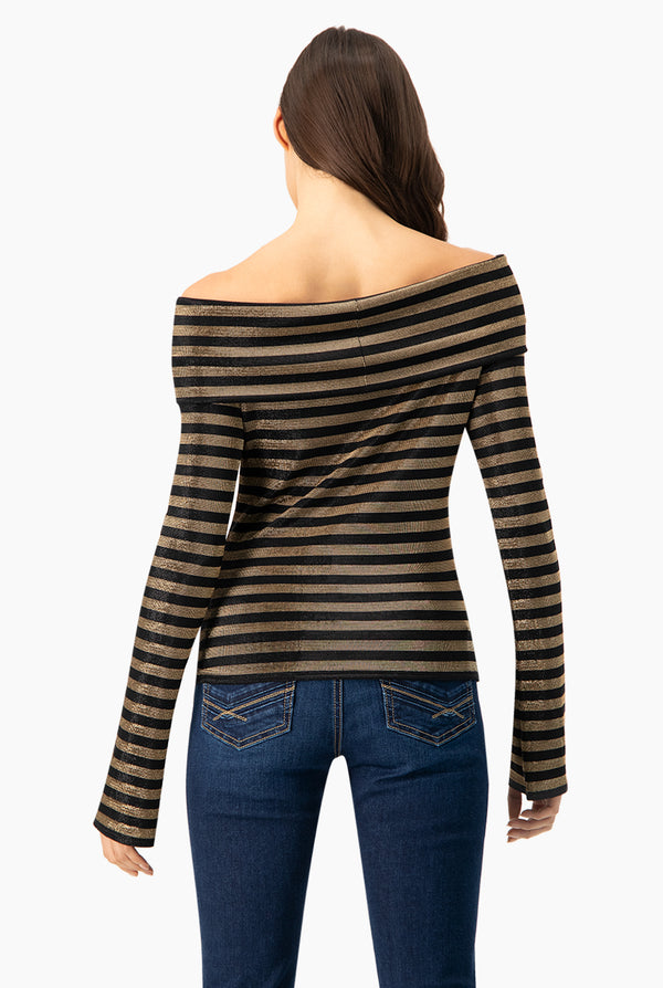 Blusa escote barbot