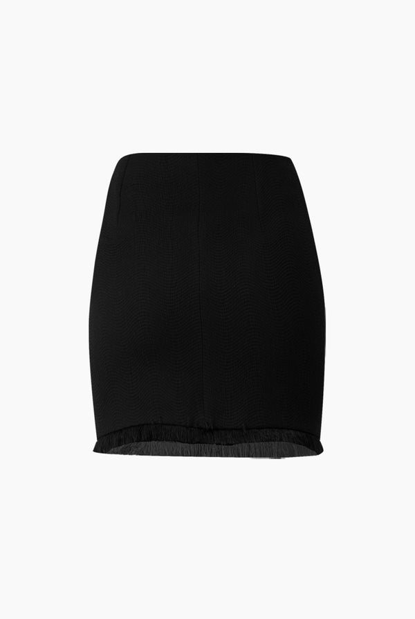 Falda corta negra