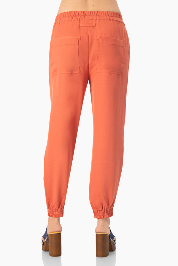 Pantalón Jogger Combinación Lino