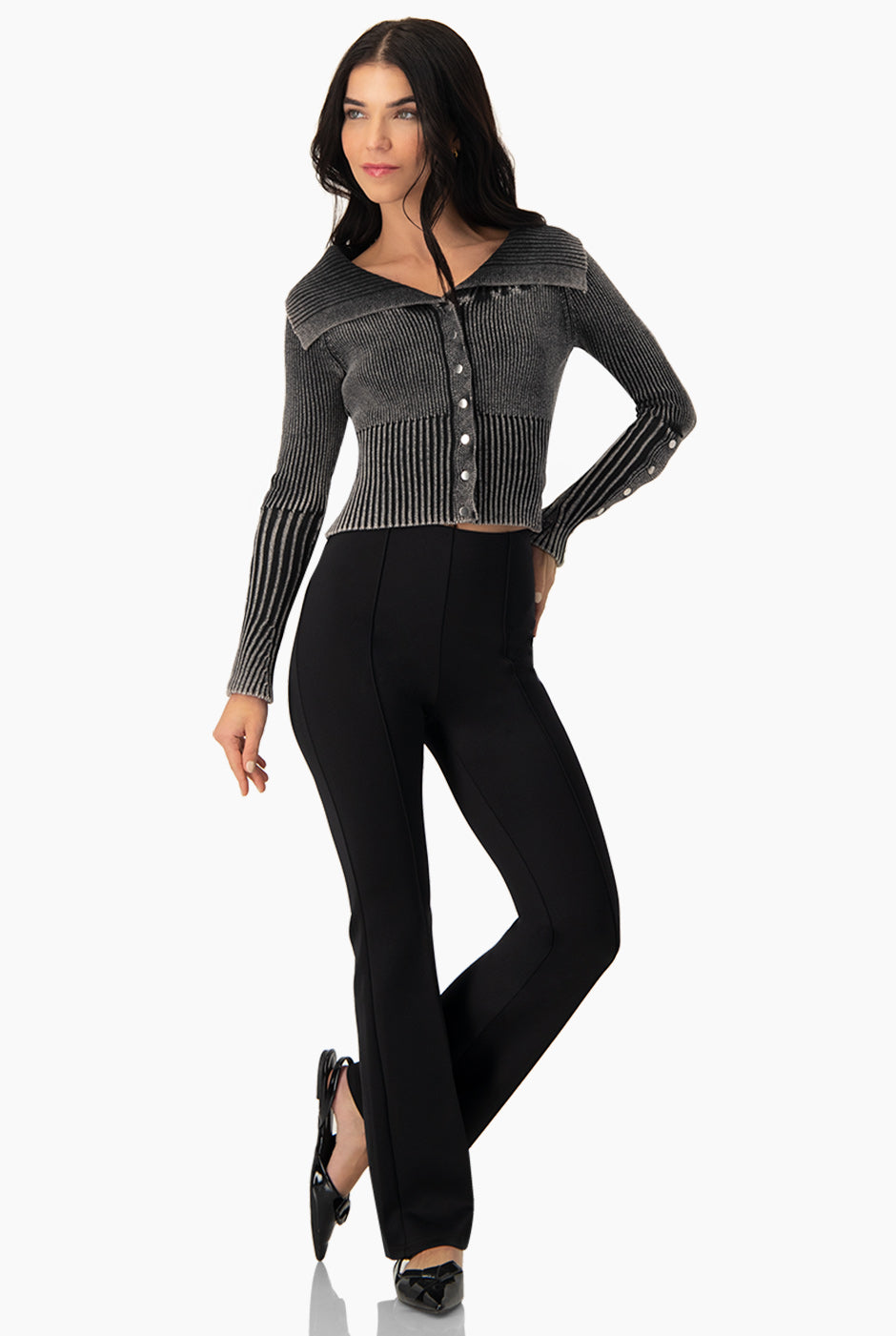 Legging Stretchy Control negro sin costuras