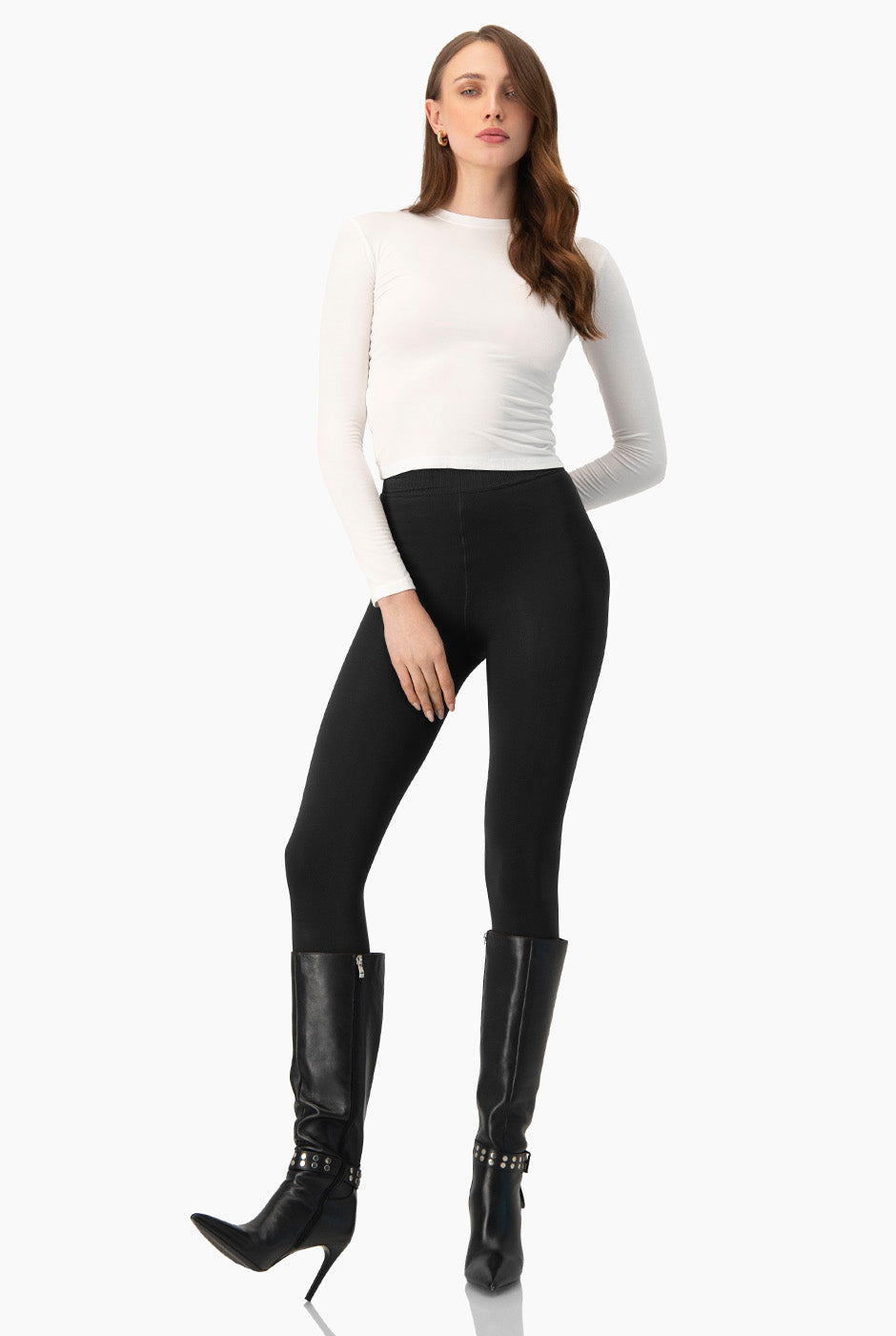 Legging Thermofit Estribo negro, control y confort
