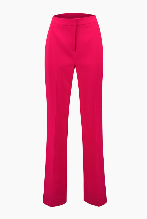 Pantalon sastreado recto fucsia