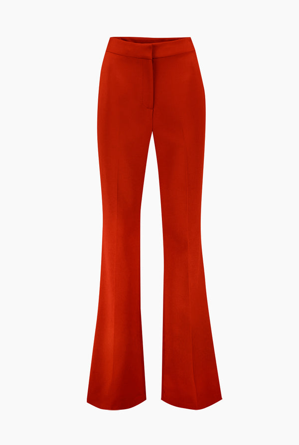 Pantalon semi acampanado rojo