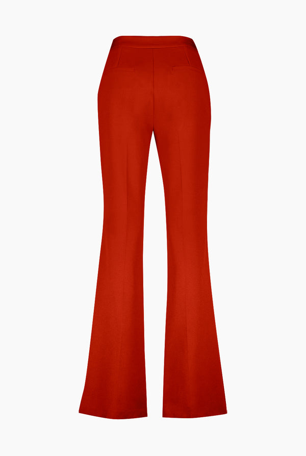 Pantalon semi acampanado rojo