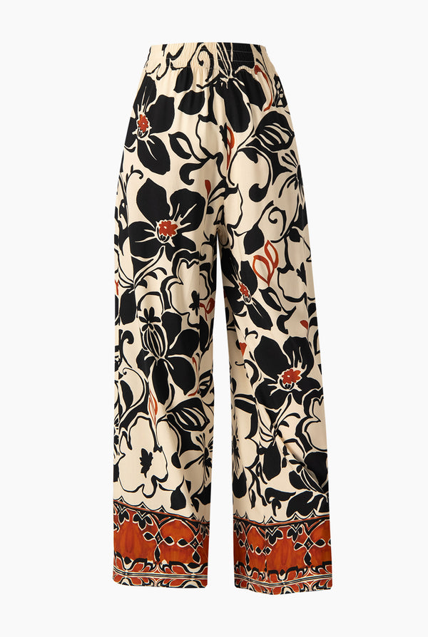 Pantalon estampado con bolsillos