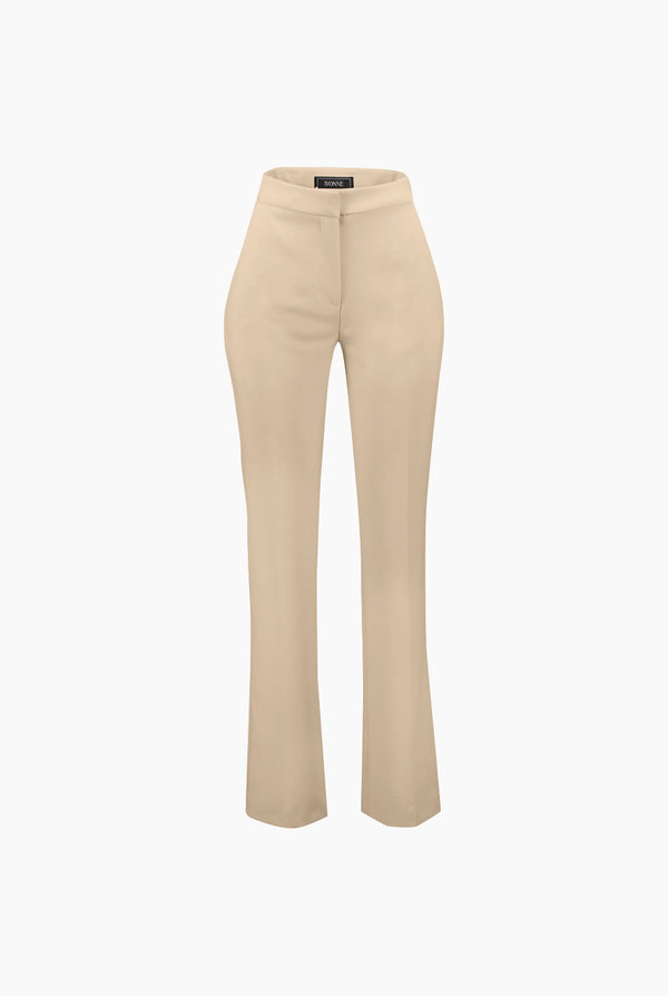Pantalon sastreado en tono beige