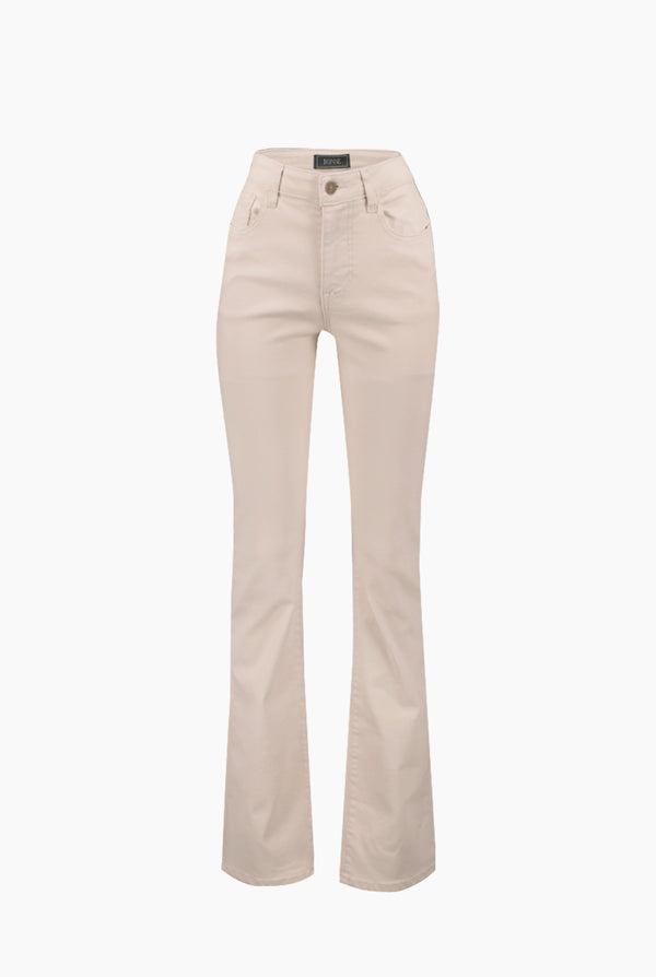 Jeans semi campana de un boton