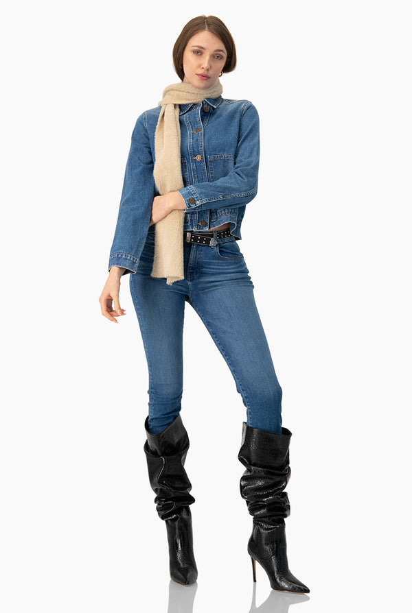 Jeans skinny con bolsillos