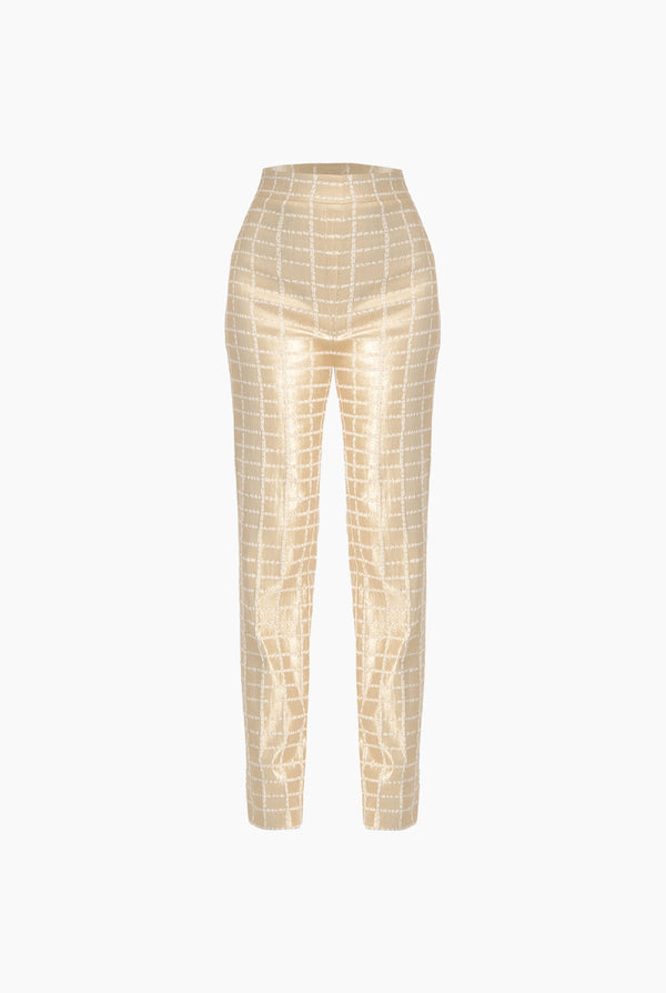 Pantalon recto y bolsillos