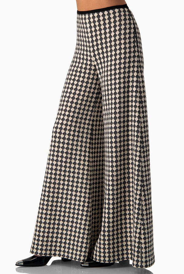 Pantalon tejido amplio