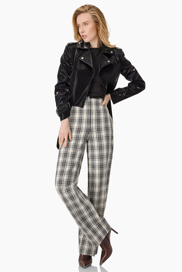 Pantalon amplio con cierre