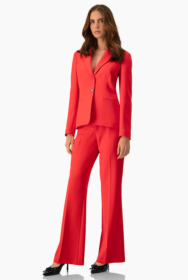 Pantalon liso semi campana