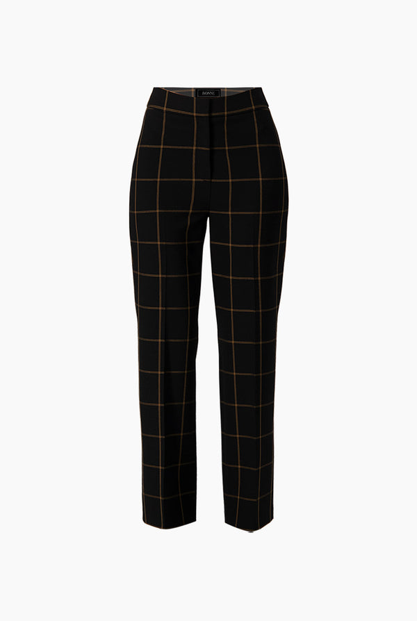 Pantalon recto sastreado negro