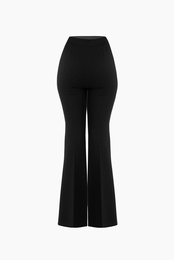 Pantalon negro semi campana