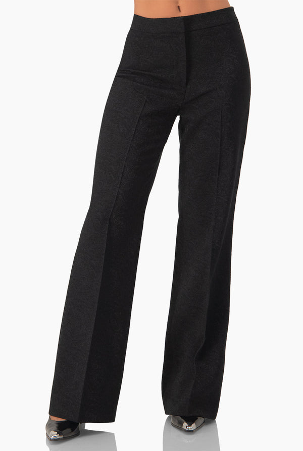 Pantalon negro con cierre