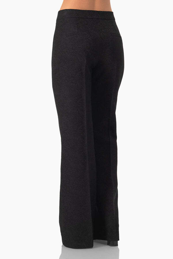 Pantalon negro con cierre
