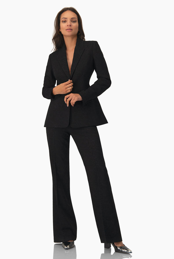 Pantalon negro con cierre