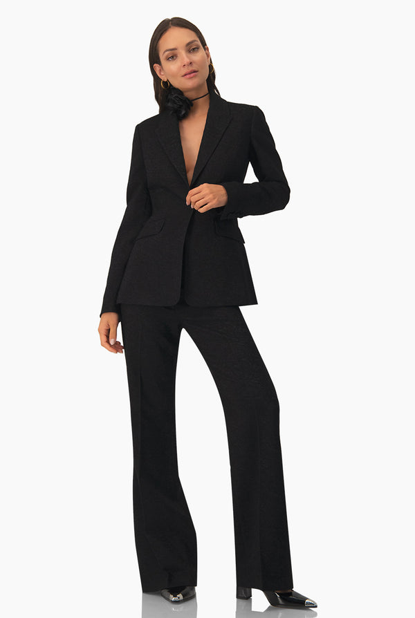 Pantalon negro con cierre