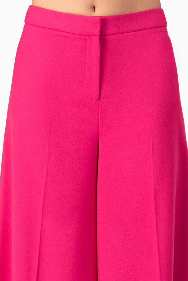Pantalon liso en tono rosa