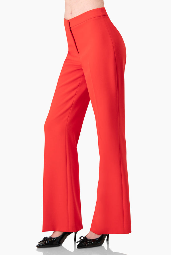 Pantalon sastreado rojo