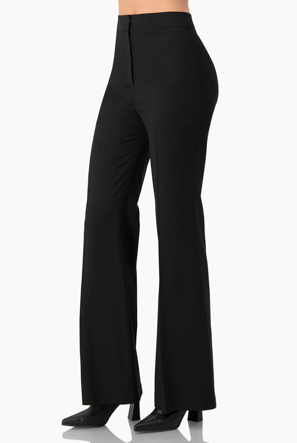 Pantalon negro liso sastreado