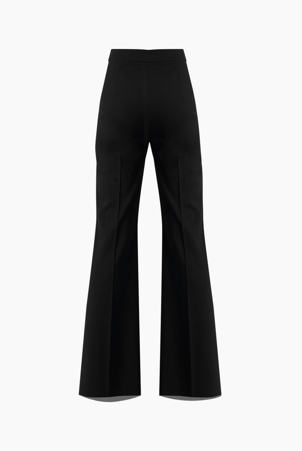 Pantalon negro liso sastreado