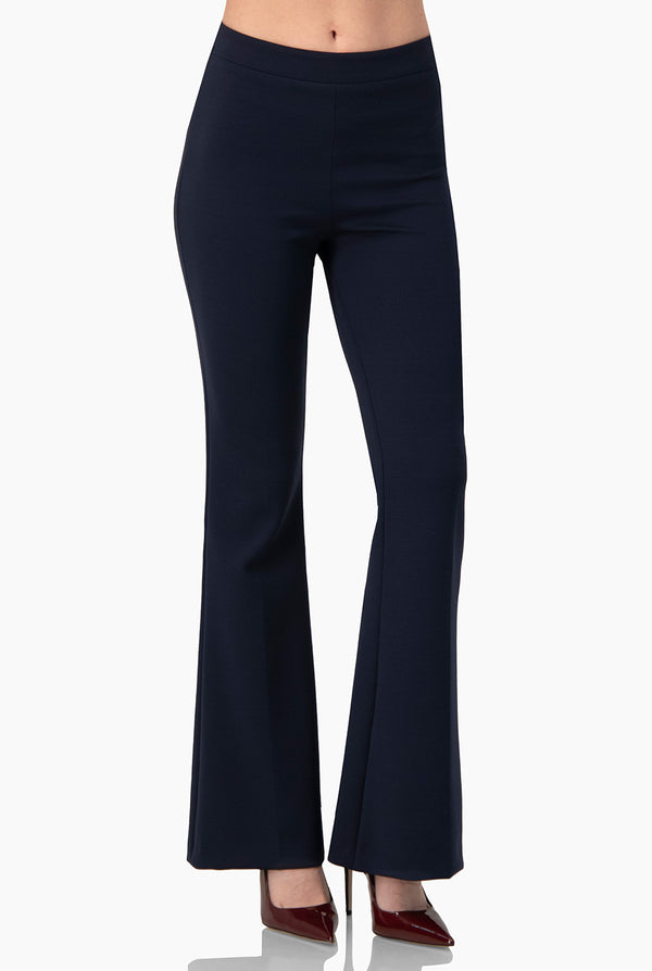 Pantalon semi acampanado marino